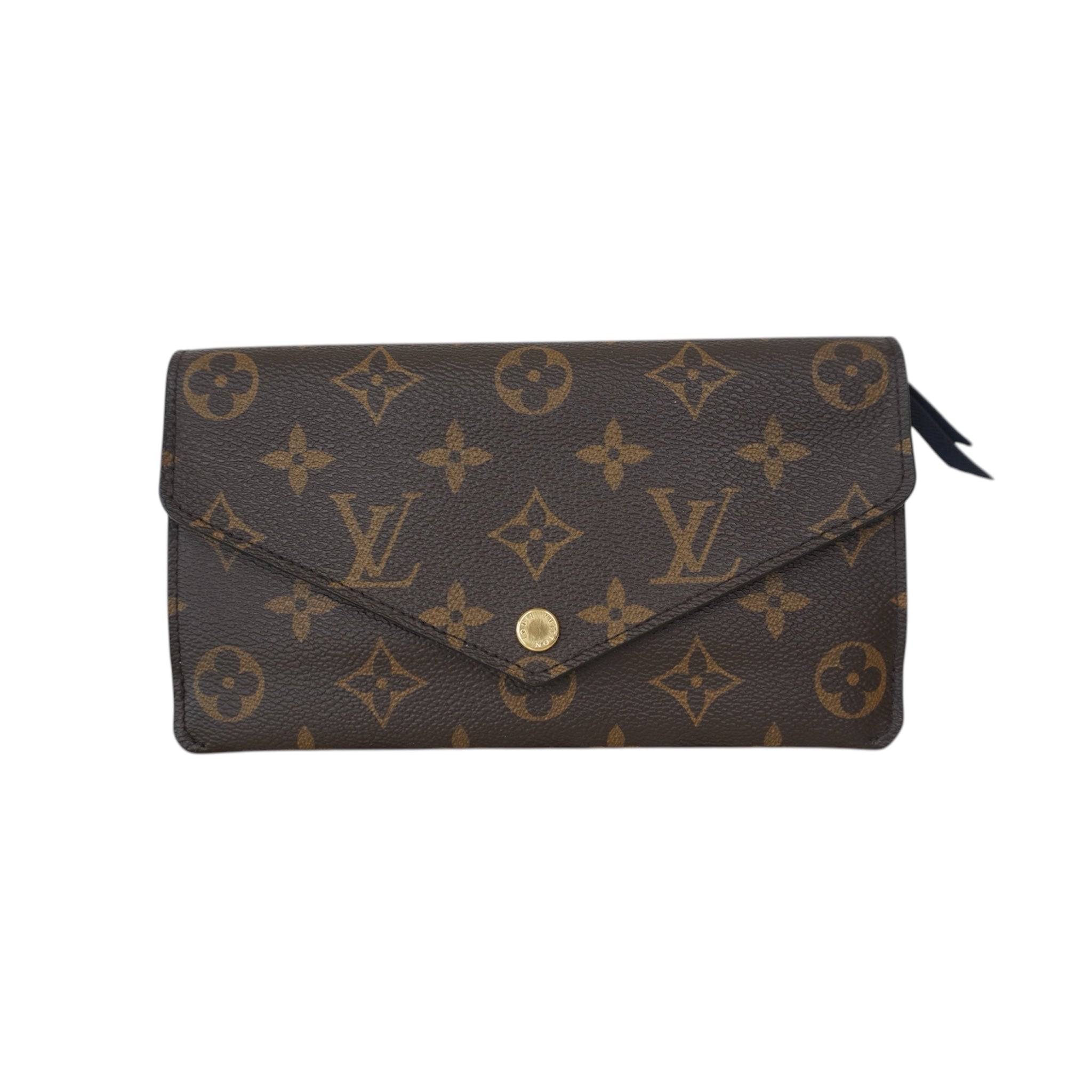 PRE-OWNED LV Pink Monogram Canvas Jeanne Long Wallet