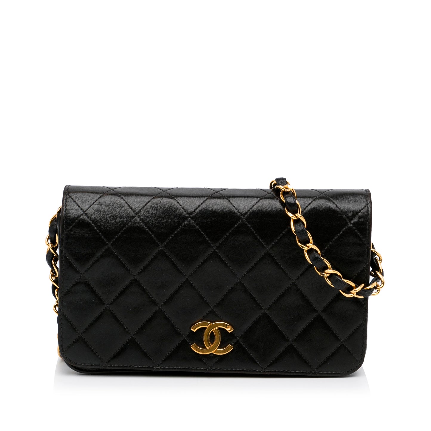 CHANEL - CC Vintage Matelasse Lambskin Flap Crossbody