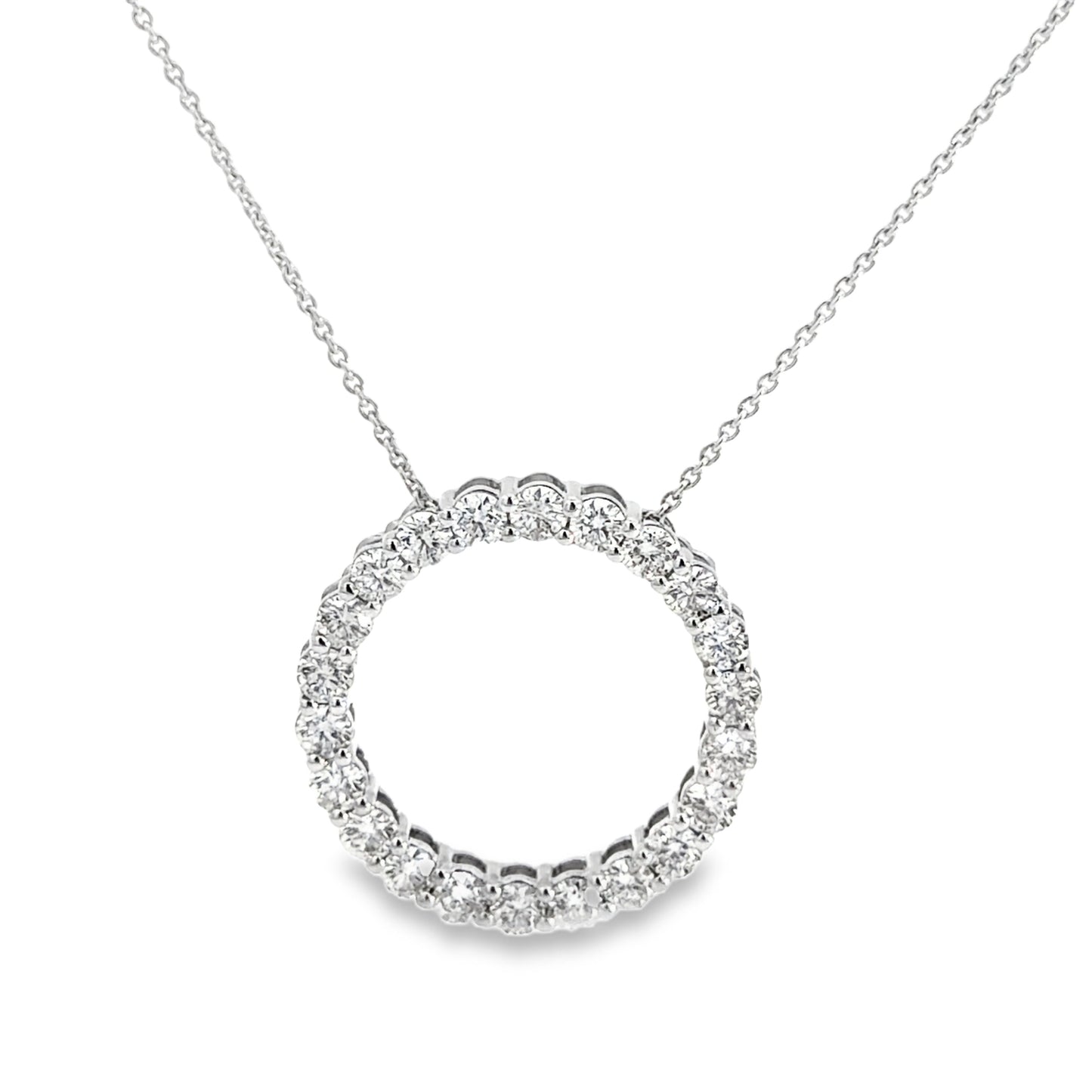 Circle of Life Pendant 14K White Gold with Diamonds (1.98 CTW)