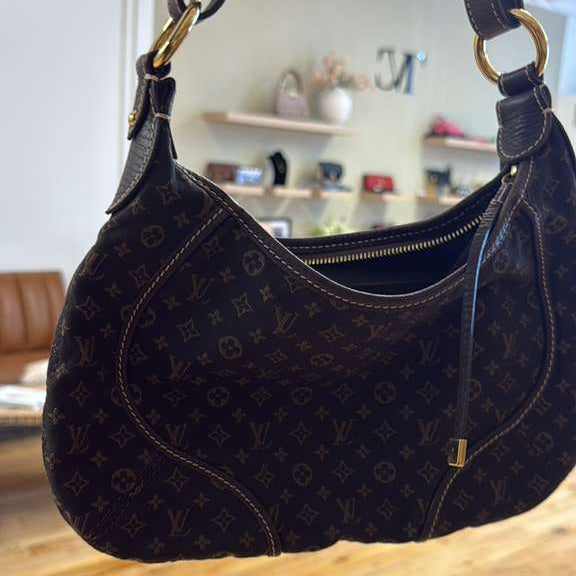 PRE-OWNED LV Mini Lin Monogram Manon PM