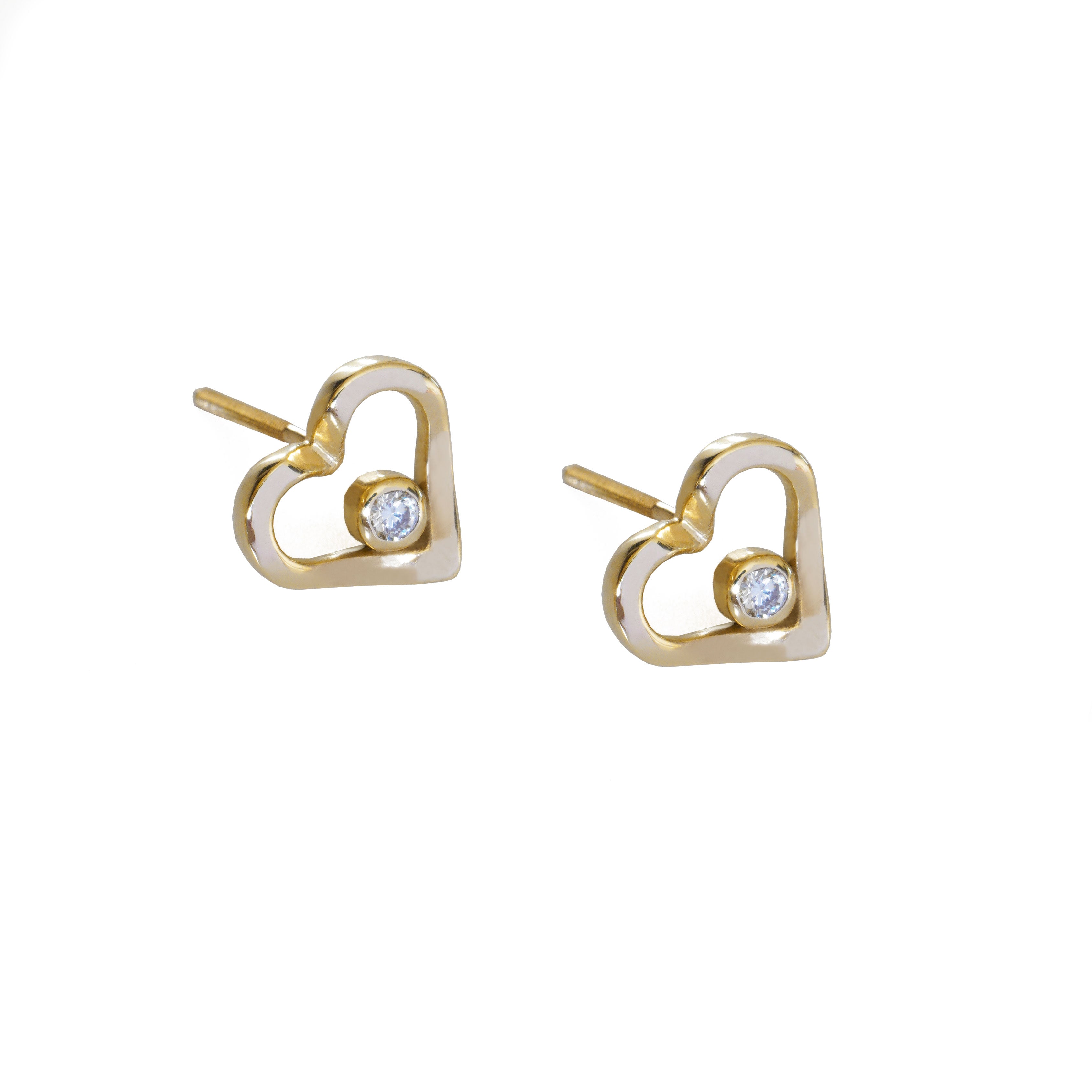 Eternal Diamond Heart Earrings