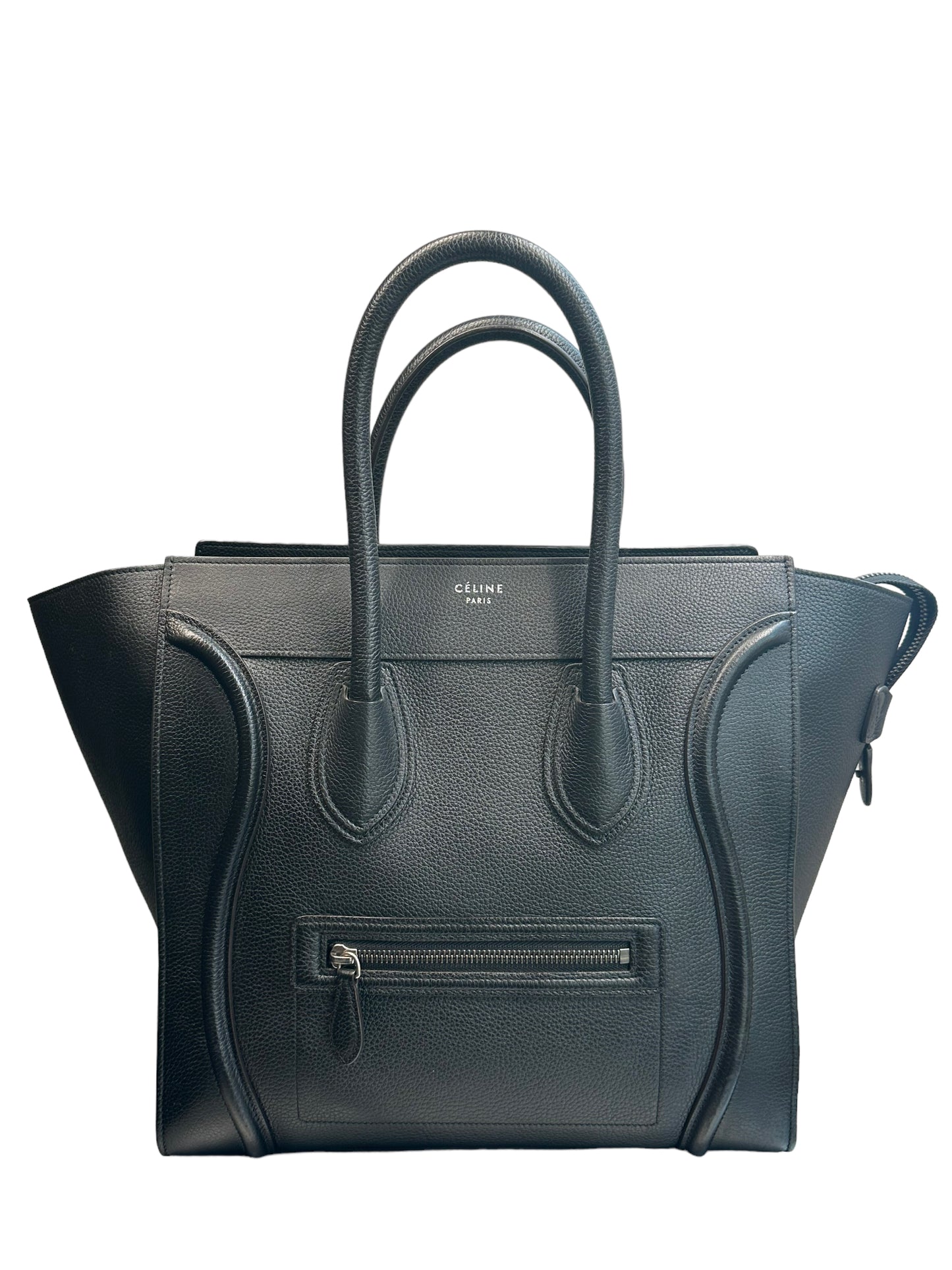 CÉLINE- Luggage Bag Grainy Leather Mini