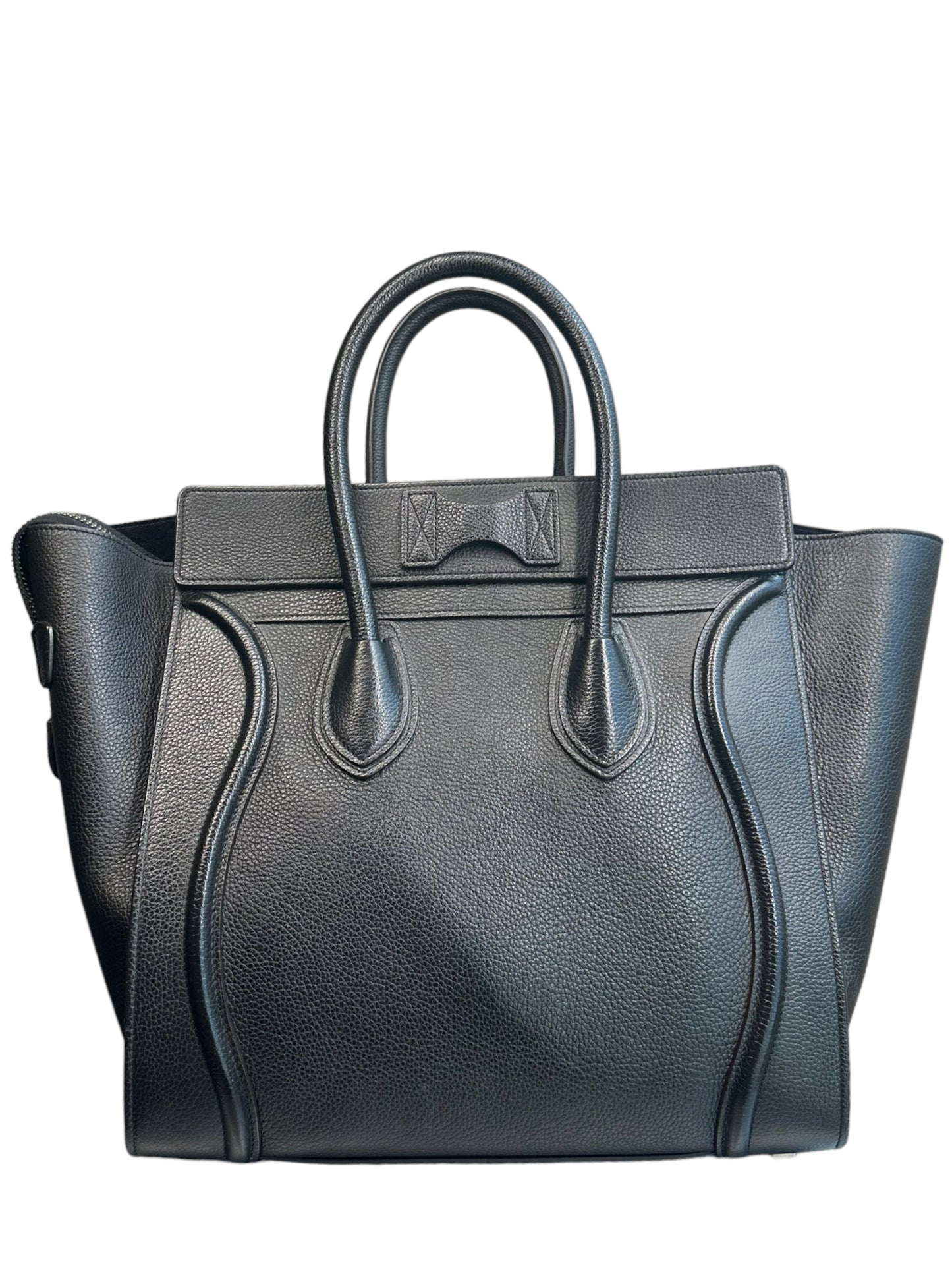 CÉLINE- Luggage Bag Grainy Leather Mini