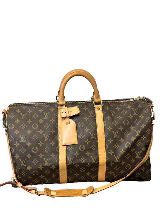 LOUIS VUITTON- Vintage Keepall 50 Bandolier