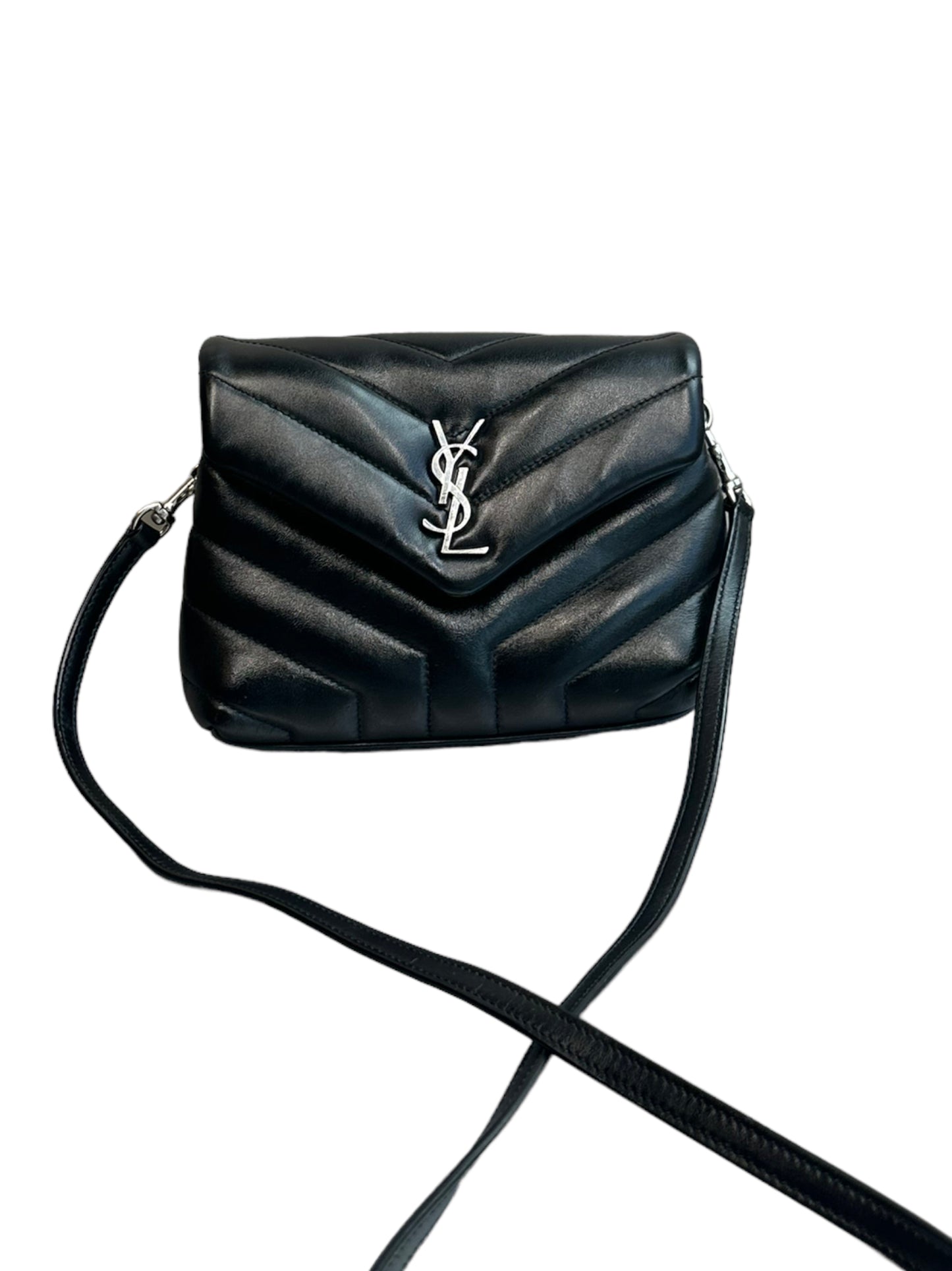 SAINT LAURENT - LouLou Shoulder Bag Matelasse Chevron Leather Toy