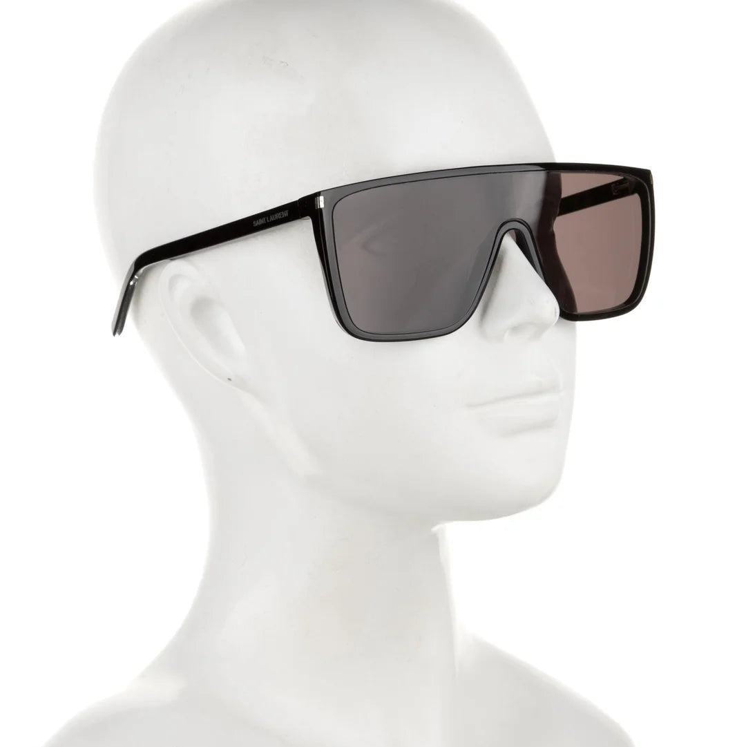 PRE-OWNED Sunglasses Shield Tinted SL364 Mask Ace Black 