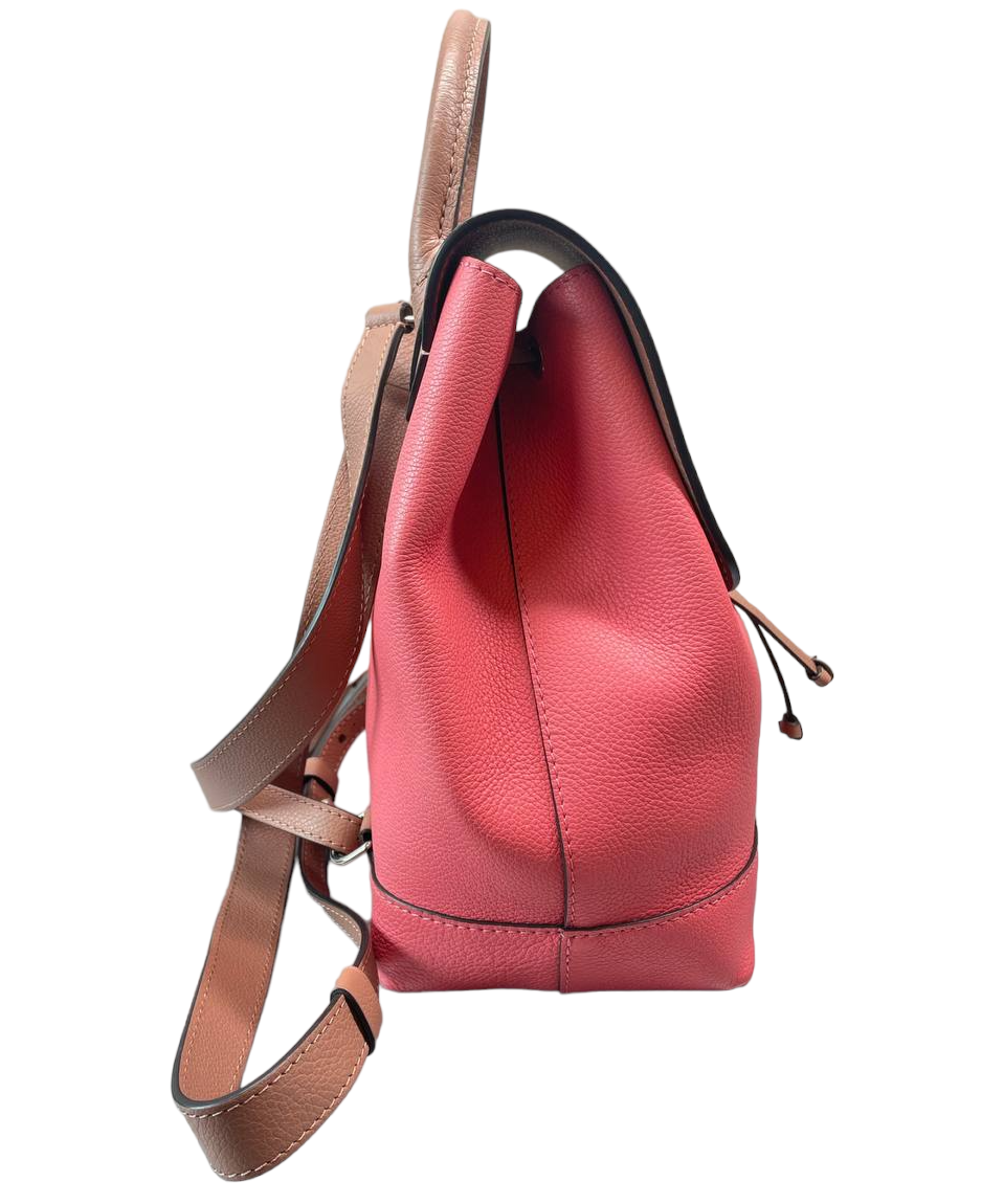 Lockme leather backpack Louis Vuitton Red in Leather - 35406855