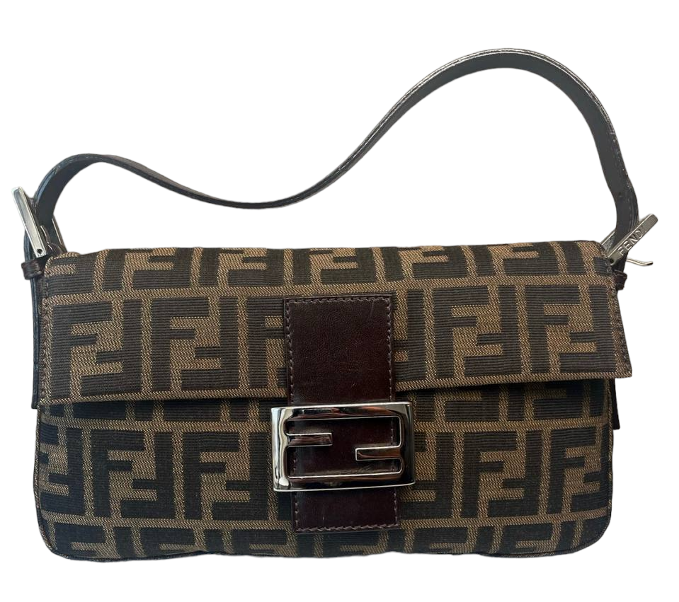 FENDI - Baguette Bag Zucca Canvas