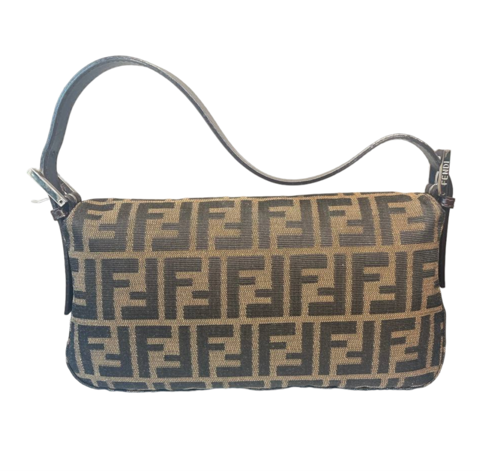 FENDI - Baguette Bag Zucca Canvas