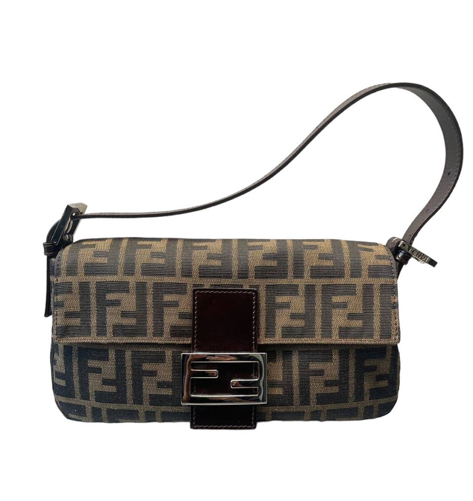 FENDI - Baguette Bag Zucca Canvas