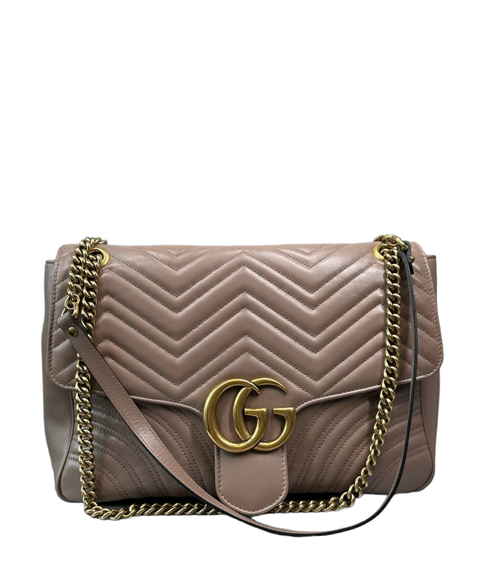 GUCCI - Bolso con solapa GG Marmont Matelasse