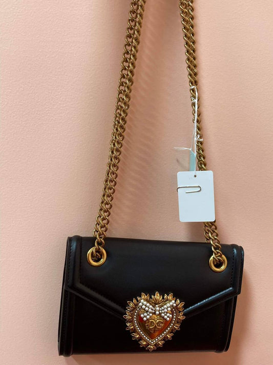 DOLCE & GABANNA - Black Devotion Crossbody Bag