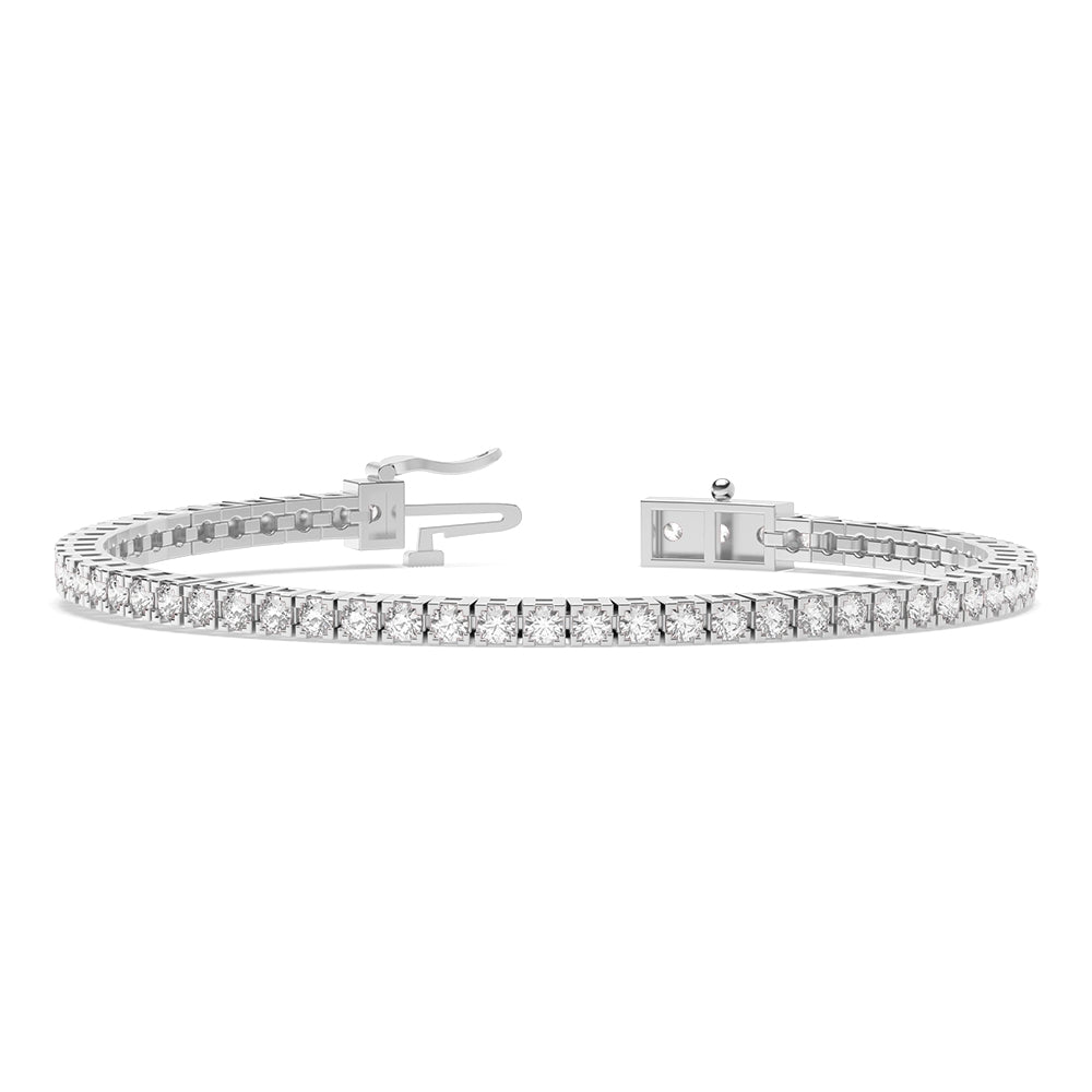 TDC Lab Diamond 14K White Gold Tennis Bracelet