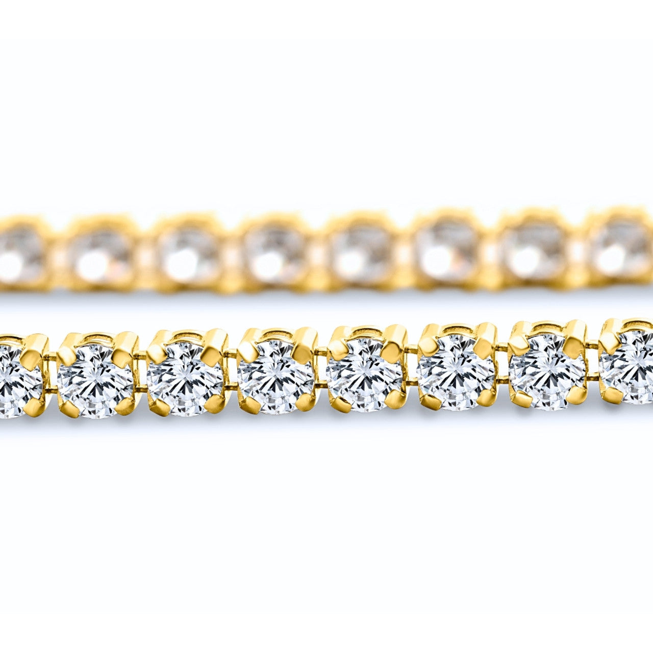 Diamond Tennis Bracelet in Yellow Gold 14K (2.00CTW) PART 1