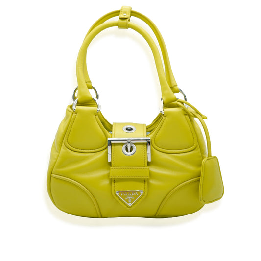 PRADA - Luna suave de piel napa amarilla citrina