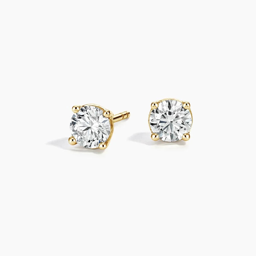 TDC Lab Diamond 14K Yellow Gold Studs