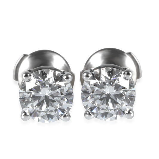 BRAND NEW Lab-Grown Diamond Earrings in 18K White Gold 1.5 CTW