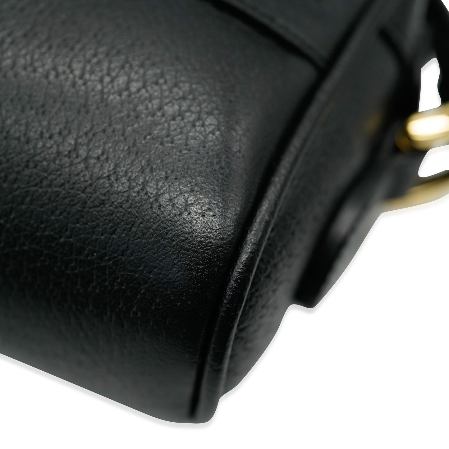 GUCCI - Black Leather Mini Web Ophidia Bag