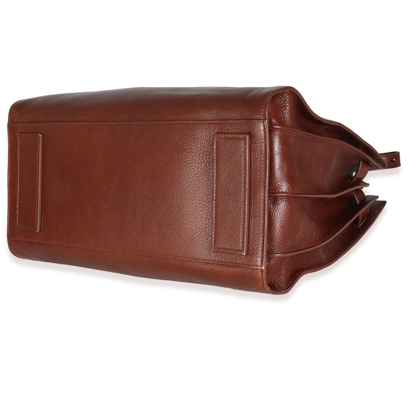 SAINT LAURENT - Brown Supple Grained Leather Medium Sac De Jour