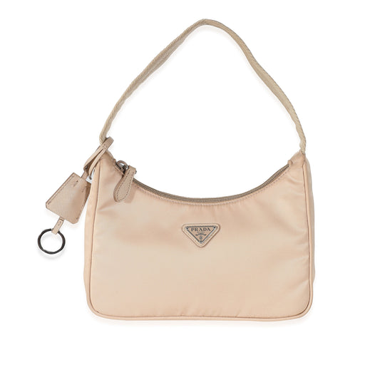 PRADA - Desert Beige Tessuto Nylon Re-Edition 2000 Mini Bag