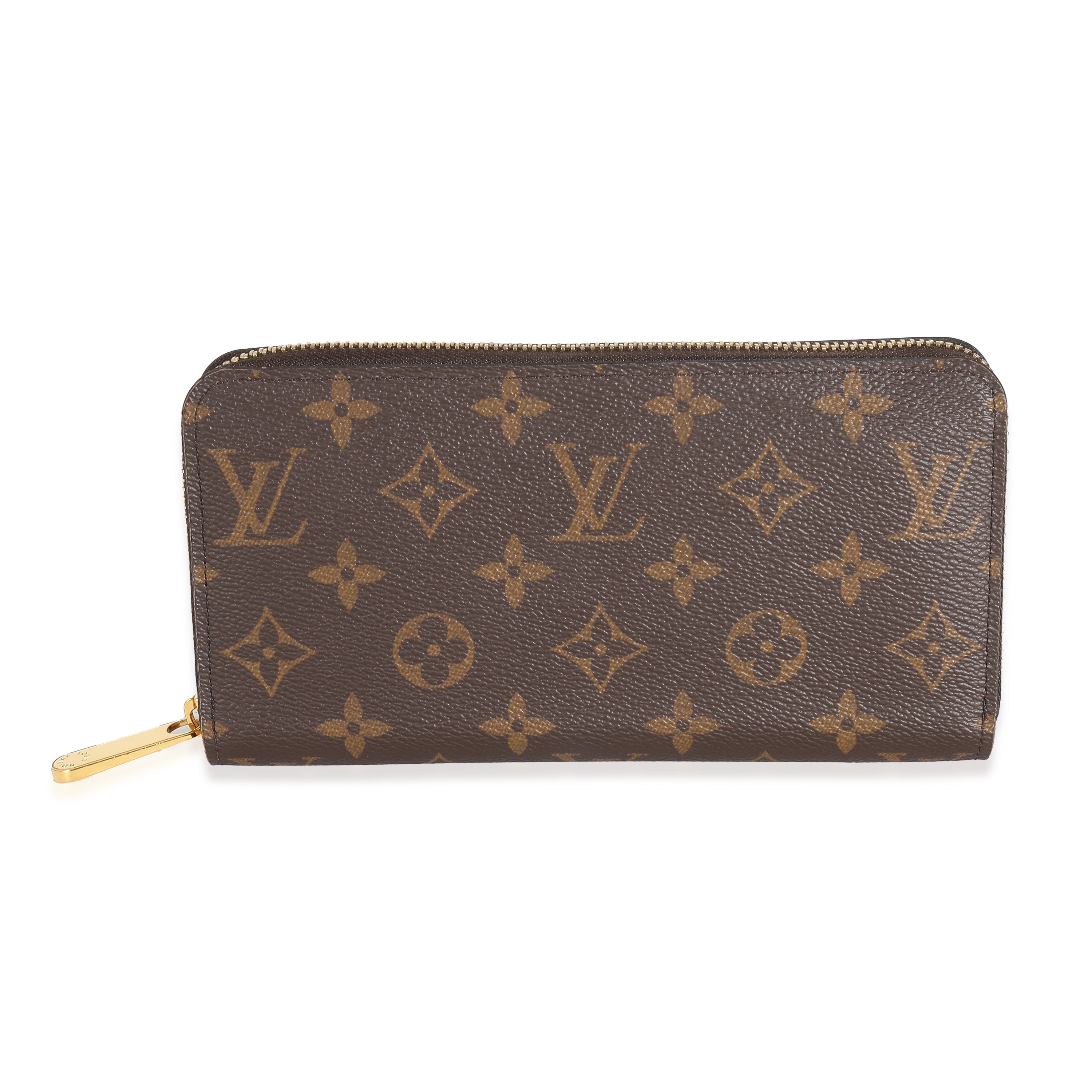 LOUIS VUITTON - Cartera con cremallera y monograma de lona